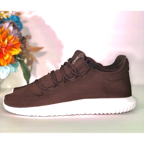 💕 2/ $29 Adidas Men’s Tubular Shadow Burgundy Sneakers White Soles Activewear💕 - Picture 1 of 7